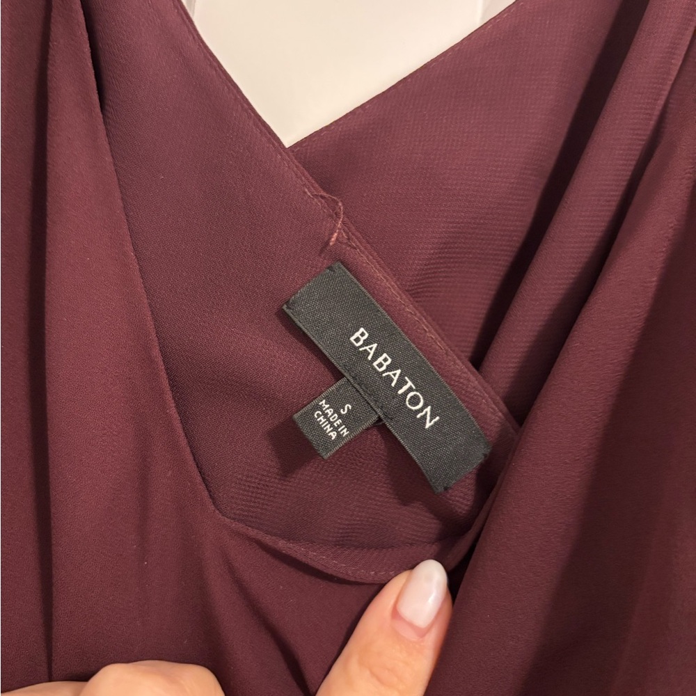 Babaton Deep Burgundy Midi Dress - Picture 2 of 2